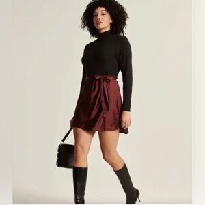 Abercrombie & Fitch Satin Skirt